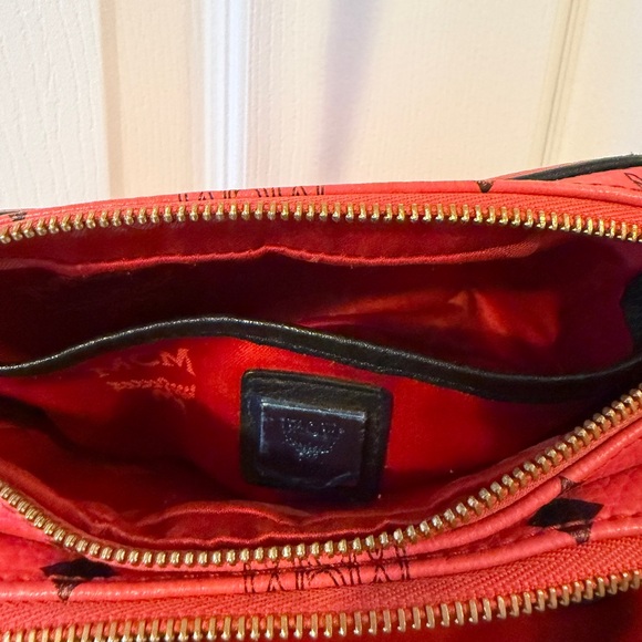 MCM Scarlet Visetos Two Compartment Crossbody Bag - Picture 5 of 5
